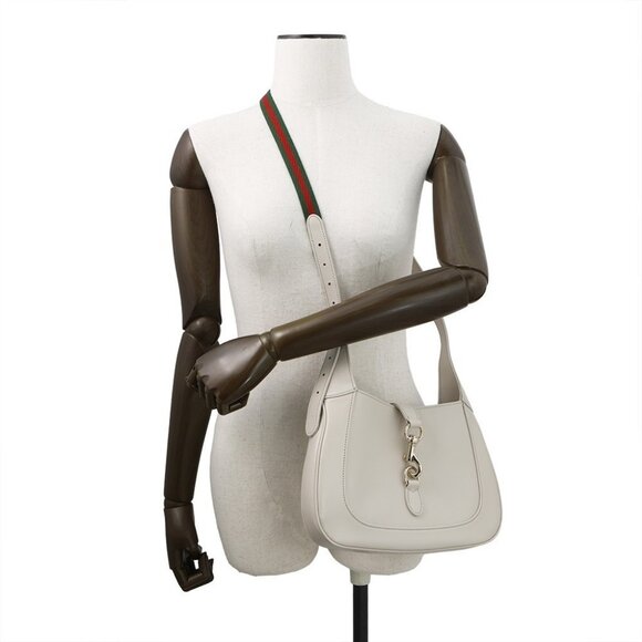 GUCCI Jackie Size Small Leather White 782849 - Picture 4 of 16